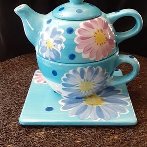 4 pc tea set